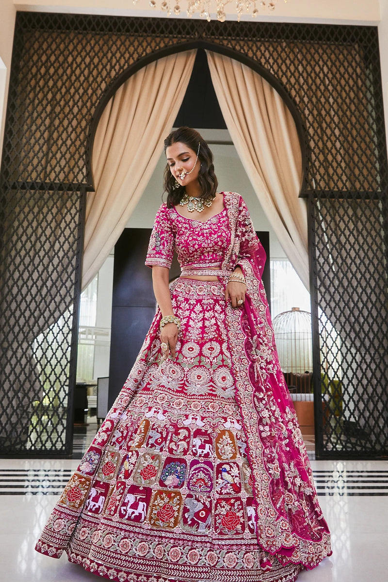 Regal Rani Pink Heritage Lehenga