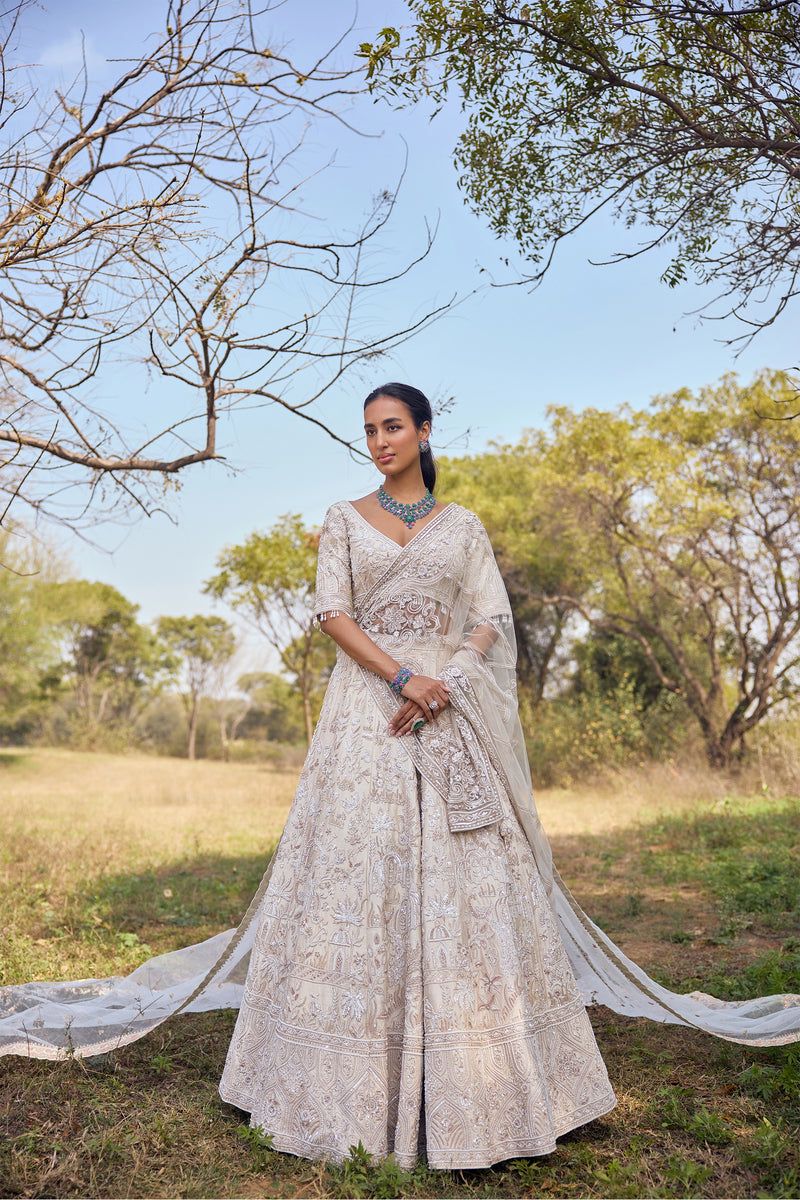 Ivory Serenity Lehenga