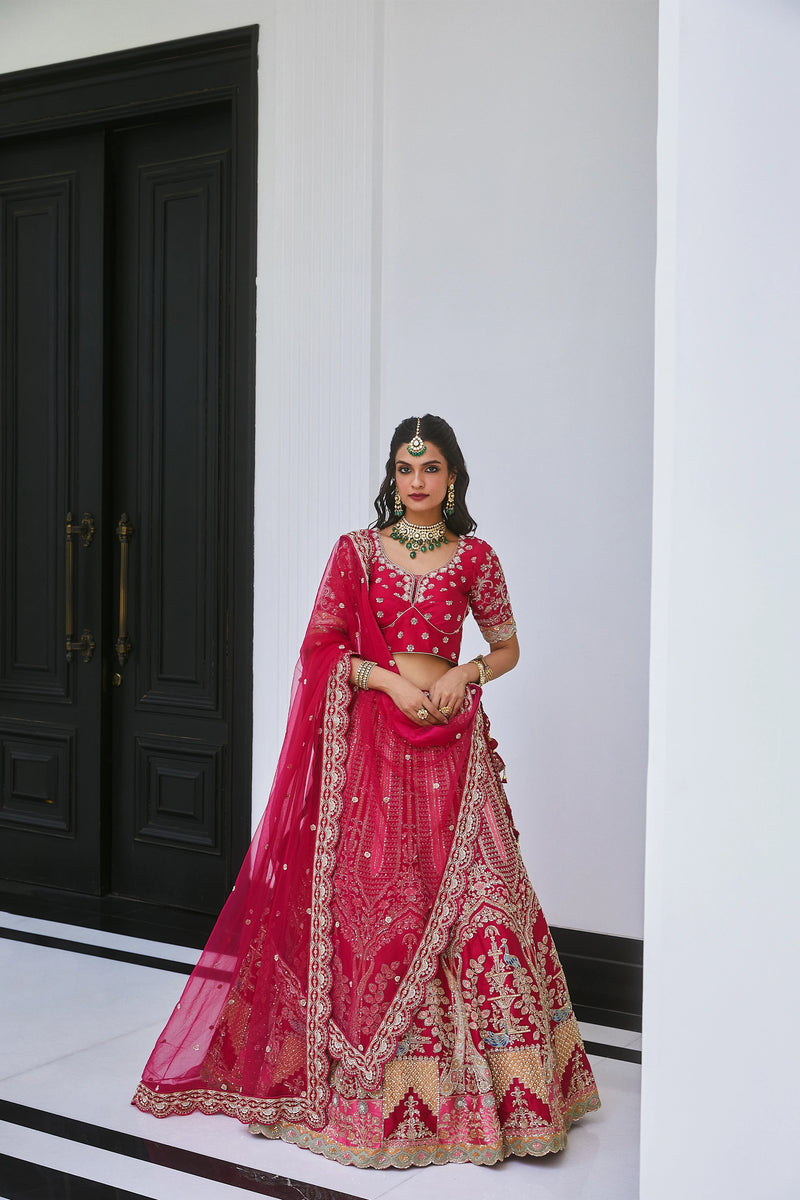 Crimson Royale Bridal Lehenga
