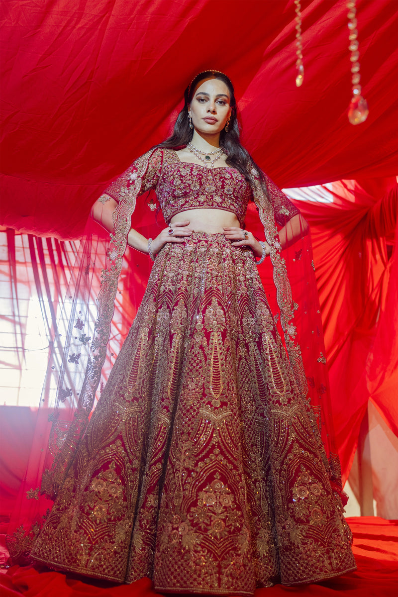 Ruhani Raqs Lehenga
