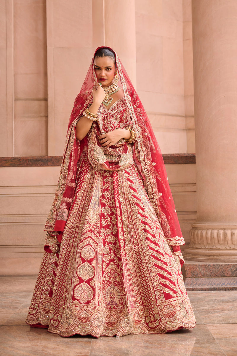 Eternal Rouge Legacy Lehenga