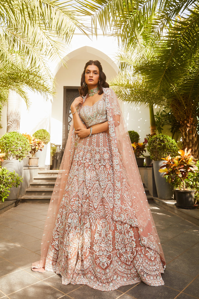 Rosy Bliss Lehenga